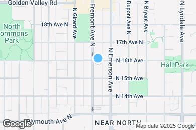 Map image of the property - 1522 Fremont Ave N