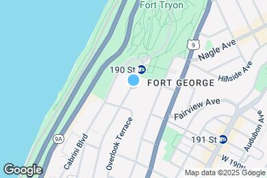 Map image of the property - 720 Fort Washington Ave