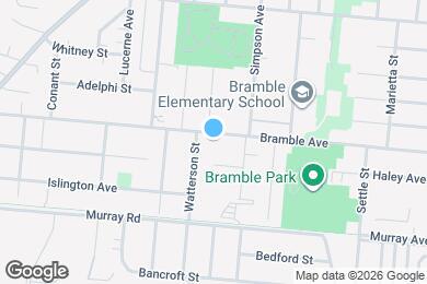 Map image of the property - 6105 Bramble Ave