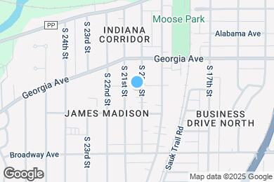 Map image of the property - 1450 S 20th St