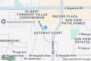 Map image of the property - 1418 N Brittany Ln