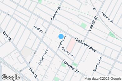 Map image of the property - 100 Porter St