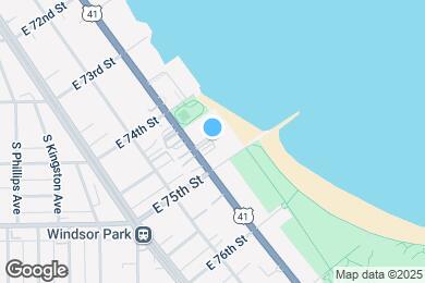 Map image of the property - 7447 S South Shore Dr