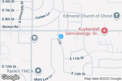 Map image of the property - 1000 East Dr