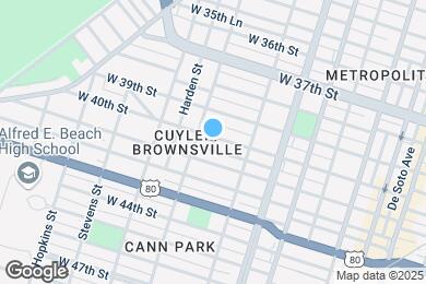 Map image of the property - 631 W 40th St