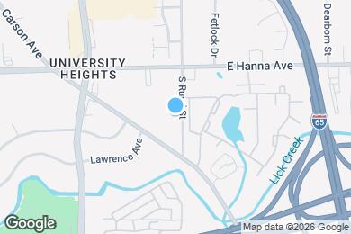 Map image of the property - 4032 S Rural St