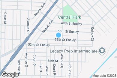 Map image of the property - 1638 51st St Ensley