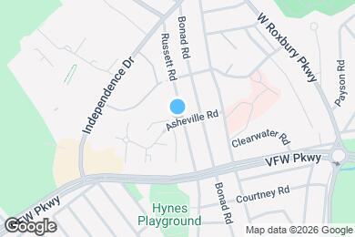 Map image of the property - 45 Asheville Rd