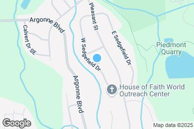 Map image of the property - 1325 W Sedgefield Dr