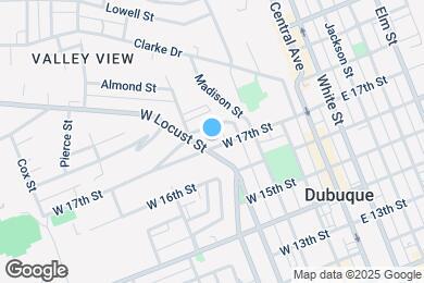 Map image of the property - 377 W 17th St