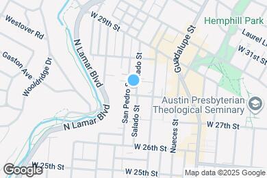 Map image of the property - 2802 Salado St