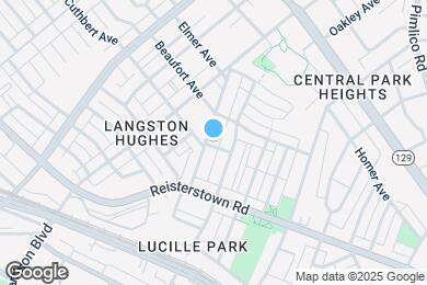 Map image of the property - 3625 Oakmont Ave