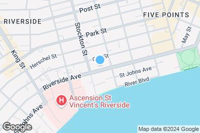 Map image of the property - Riverside Apartments