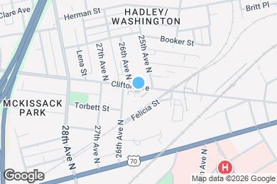 Map image of the property - 2507 Clifton Ave