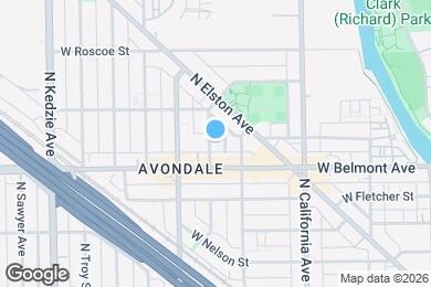 Map image of the property - 3223 N Richmond St