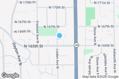 Map image of the property - 16520 Linden Ave N