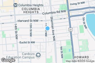 Map image of the property - 2715 11th St NW