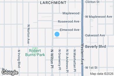 Map image of the property - 4849 Oakwood Ave