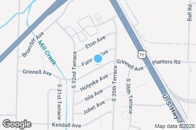 Map image of the property - 3305 Grinnell Ave