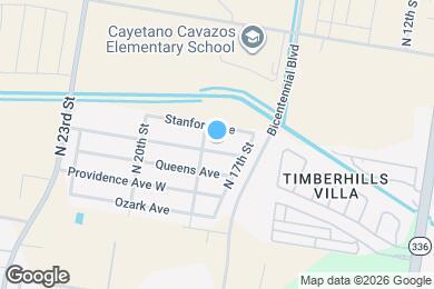 Map image of the property - 1720 Rice Ave