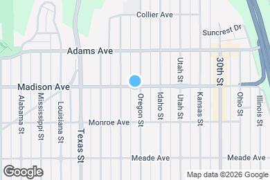 Map image of the property - 2627 Madison Ave