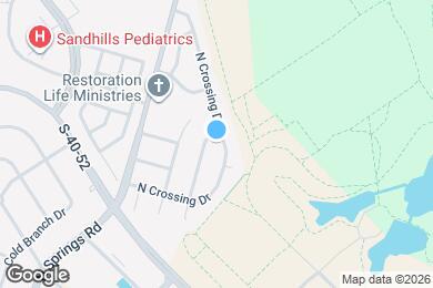 Map image of the property - 313 N Crossing Dr