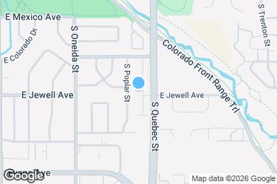 Map image of the property - 1909 S Poplar Ct