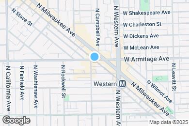 Map image of the property - 2455 W Armitage Ave