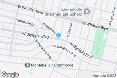 Map image of the property - 1720 W Olympic Blvd