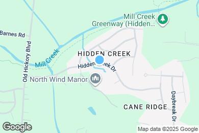 Map image of the property - 3128 Hidden Creek Dr