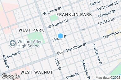 Map image of the property - 1420 W Linden St
