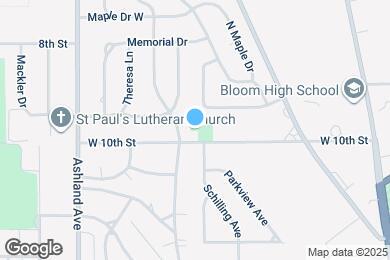 Map image of the property - 201 W 10th St