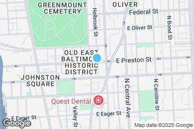 Map image of the property - 1019 E Preston St