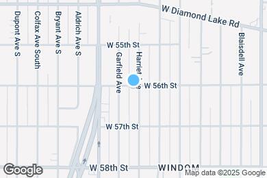 Map image of the property - 5600 Harriet Ave