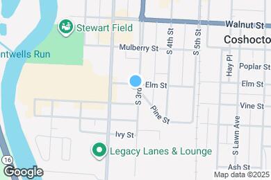 Map image of the property - 409 S 3rd St