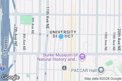 Map image of the property - 4541 Brooklyn Ave NE