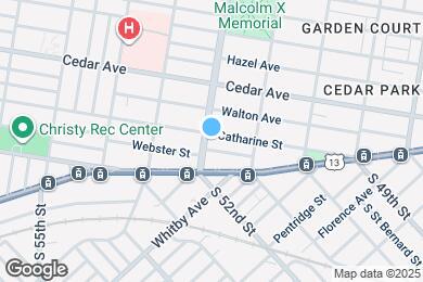 Map image of the property - 705 S 52nd St