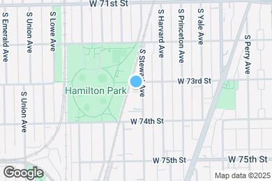 Map image of the property - 7312 S Stewart Ave