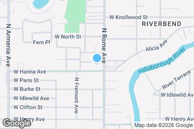 Map image of the property - 1706 W Jean St