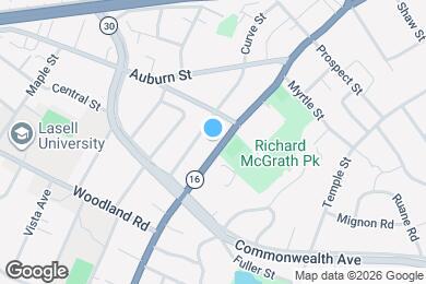 Map image of the property - 1639 Washington St