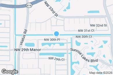 Map image of the property - 10725 NW 30th Pl
