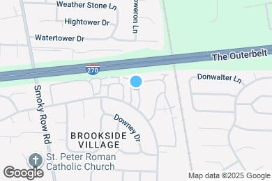 Map image of the property - 1600 Worthington Row Dr