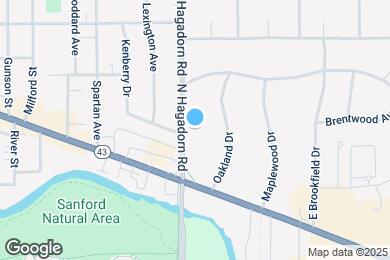 Map image of the property - 196 N Hagadorn Rd