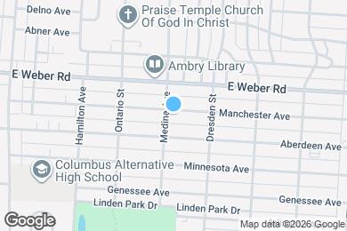 Map image of the property - 1415 Manchester Ave