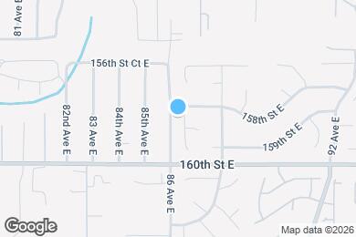 Map image of the property - 15804 86th Ave Ct E