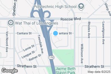 Map image of the property - 8159 Beeman Ave