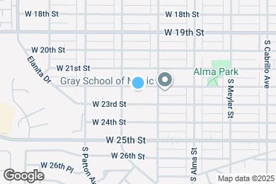 Map image of the property - 1153 W 22nd St