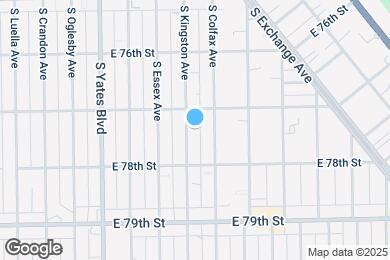 Map image of the property - 7721 S Kingston Ave