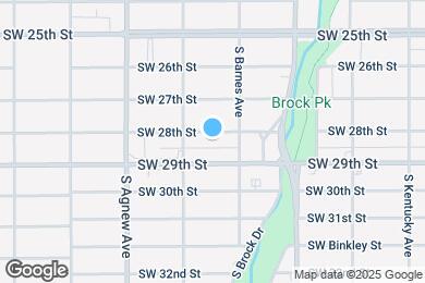 Map image of the property - 2222 SW 28th St