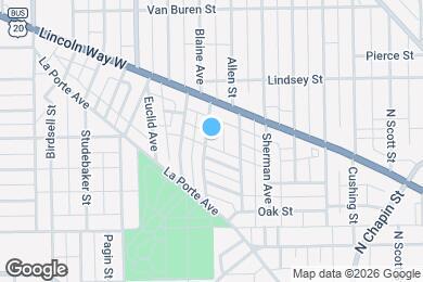 Map image of the property - 532 Blaine Ave